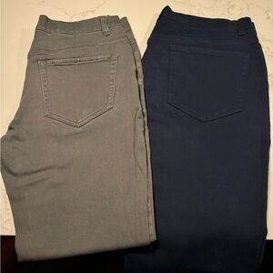 Origin Men’s Stretch Jeans 33x32 Slim Fit Lot of Navy & Gray/Green